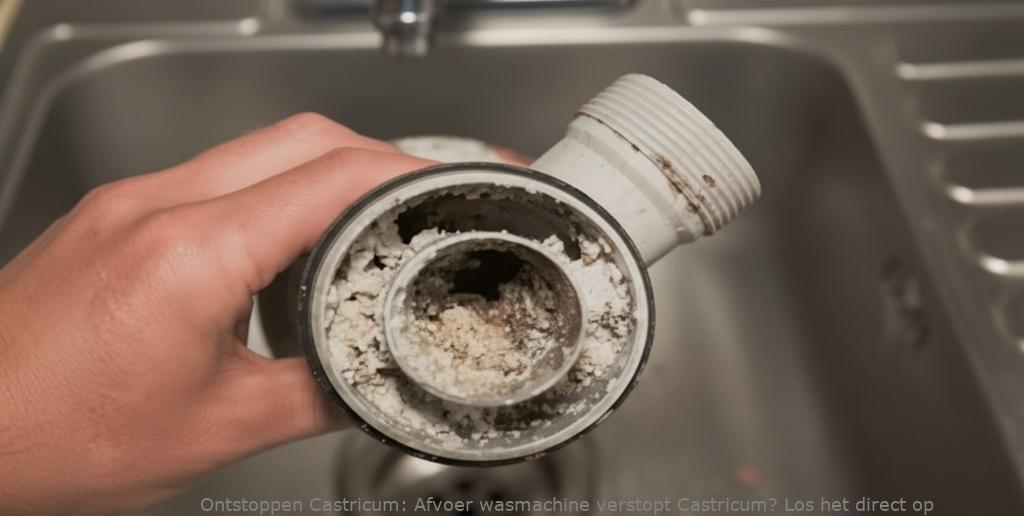 Afvoer wasmachine verstopt Castricum? Los het direct op