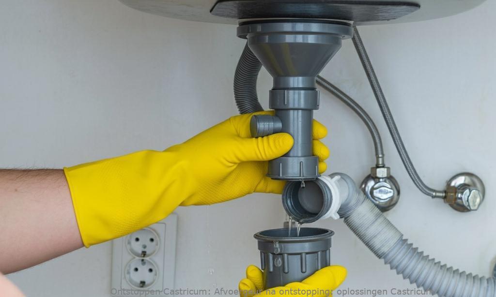 Afvoergeur na ontstopping: oplossingen Castricum