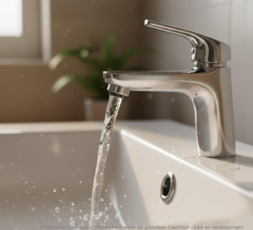 Impact hard water op gootsteen Castricum: kalk en verstoppingen