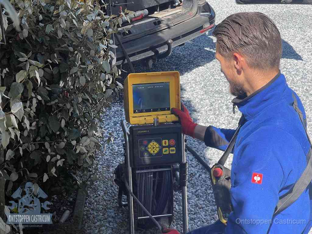 Rioolinspectie met camera in Castricum