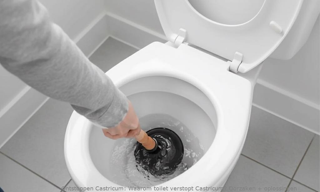 Waarom toilet verstopt Castricum? Oorzaken + oplossingen